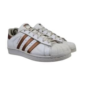 Adidas Shoes Kids 5.5 Sneakers Superstar Trainers Casual Leather Active Youth GS